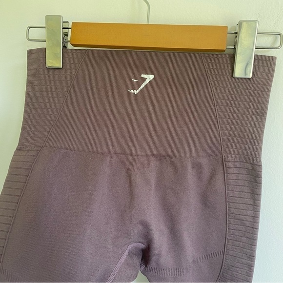 Gymshark High-Rise Energy Seamless Leggings in Dusty Lilac Purple • S Small - Picture 5 of 8